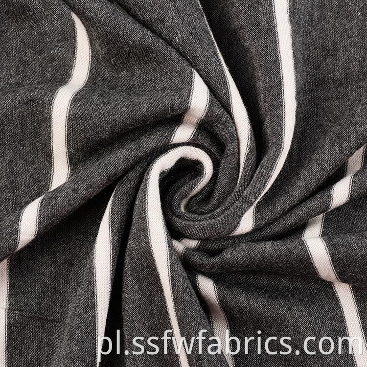 Beautiful Elegant Black White Stripe Fabric